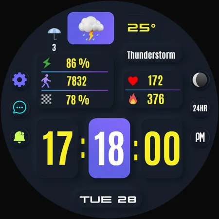 Sena Digital Watch Face screenshot 30