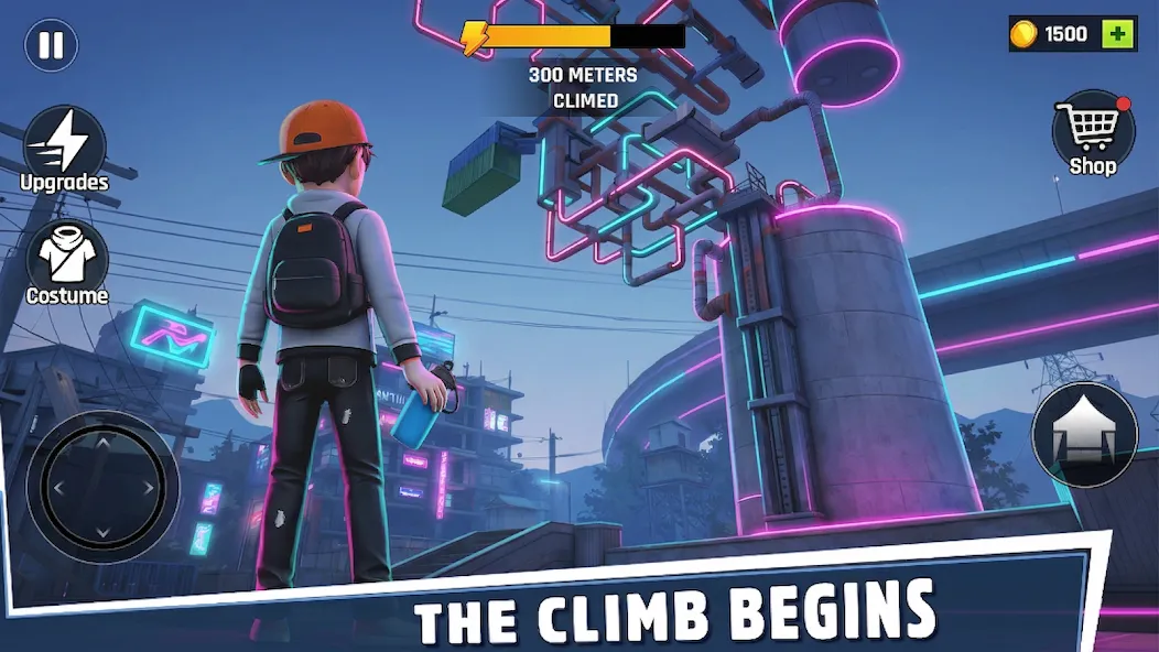 Only Going Up: Nick Parkour 3D screenshot 2