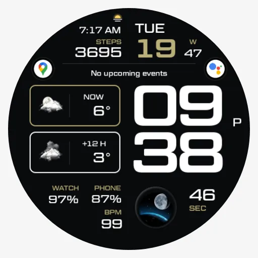 NW073: Digital watch face screenshot 8