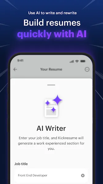Kickresume: AI Resume Builder screenshot 4