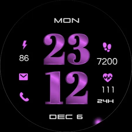 Digital Basic 3b Wear OS 4+ screenshot 19
