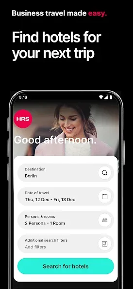 HRS: Find and book hotels screenshot 1