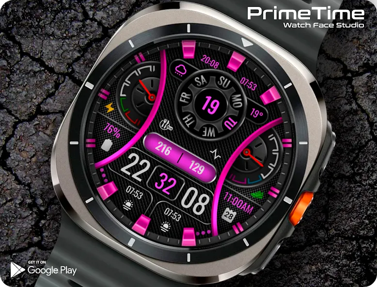 PT43 Hybrid Watch Face screenshot 7