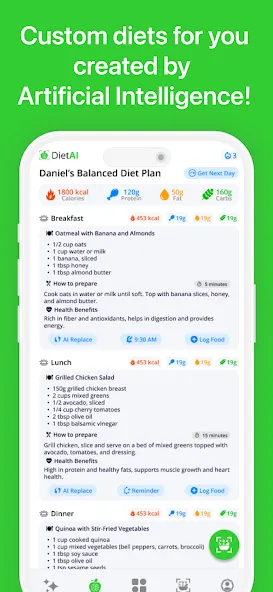 Calorie Counter・Planner・DietAI screenshot 3