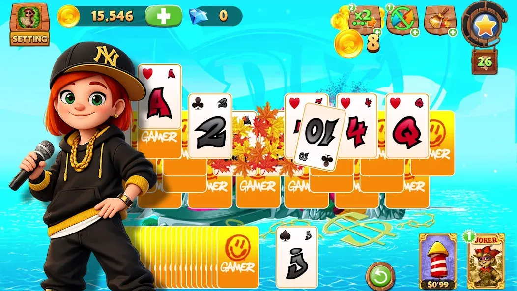 Solitaire Tripeaks Lost Worlds screenshot 6