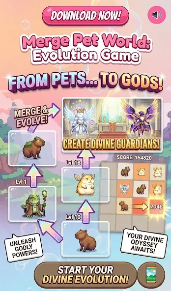 Merge Pet World: Evolution screenshot 3