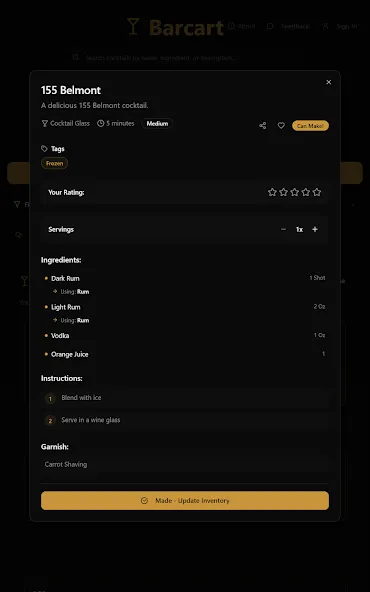 Barcart screenshot 10