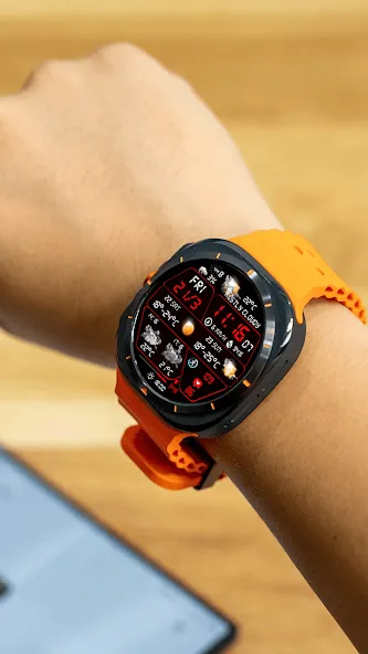 N-SPORT735 Weather Watch Face screenshot 8