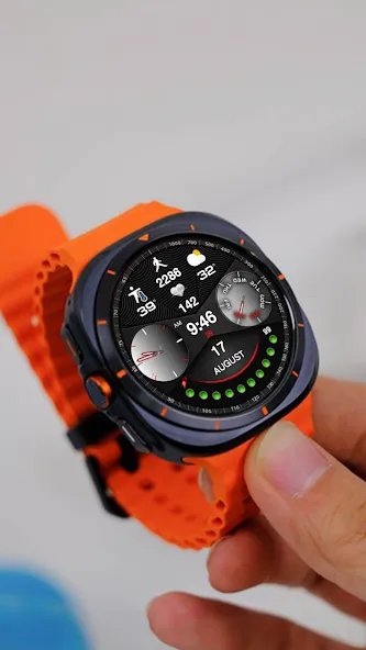 N-SPORT268 AlwaySmileWatchFace screenshot 6