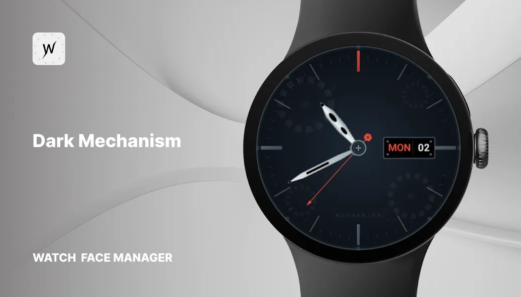 Dark Mechanism - watch face screenshot 1