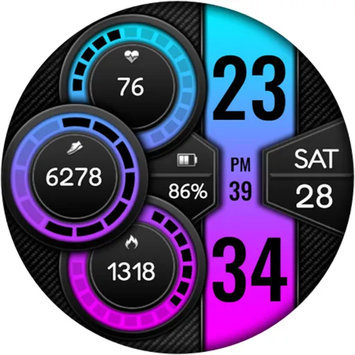 Digital Cuvok Watch Face screenshot 22