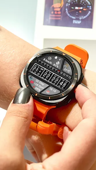 N-SPORT580 Flip Digital Watch screenshot 4