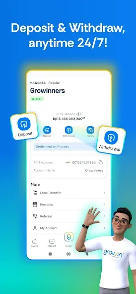 Growin' - Invest & Trade screenshot 4