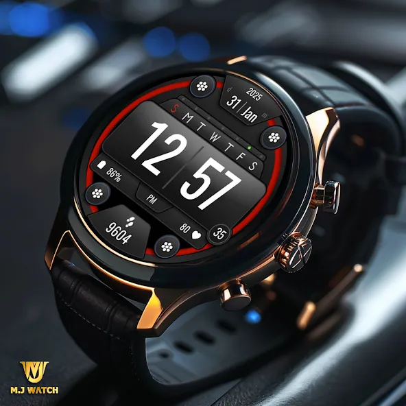 MJ166 Clean Digital Watch screenshot 2