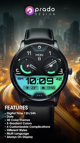 ACTIVE 44 Hybrid Watch Face screenshot 2