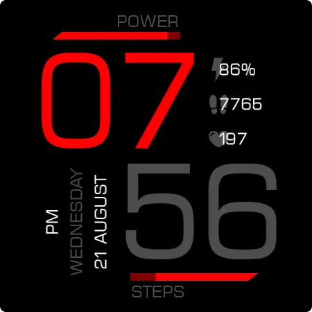 Key073 Digital Watch Face screenshot 28