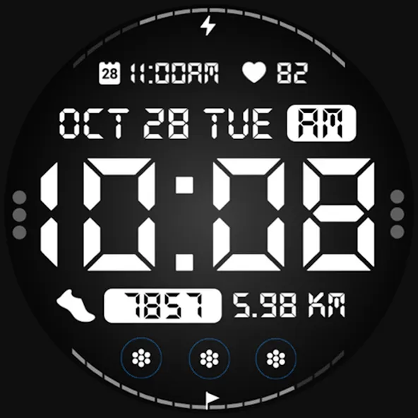 CH054 Digital watch face screenshot 43