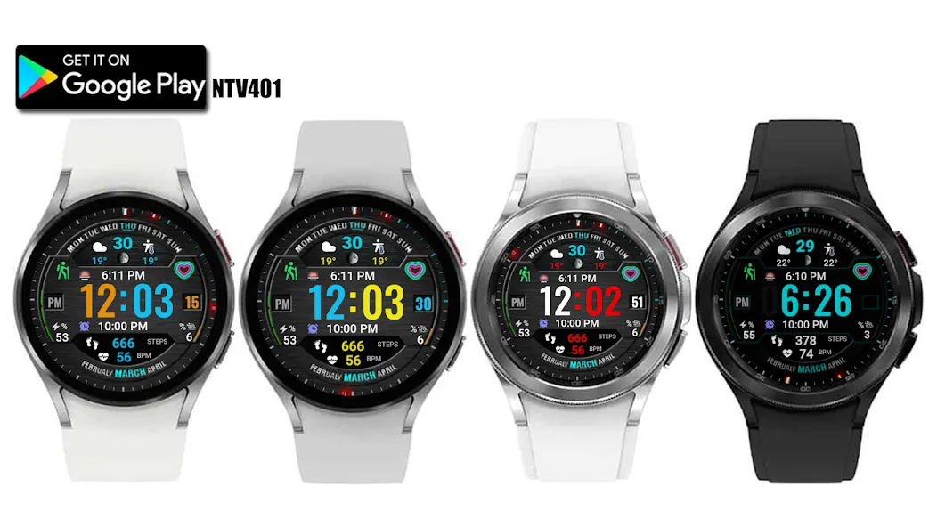 Digital Sport watchface NTV401 screenshot 8