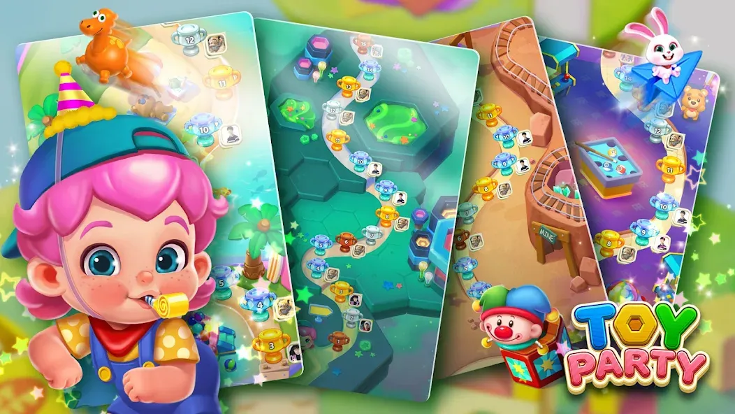 Toy Party: Pop & Blast Blocks screenshot 1