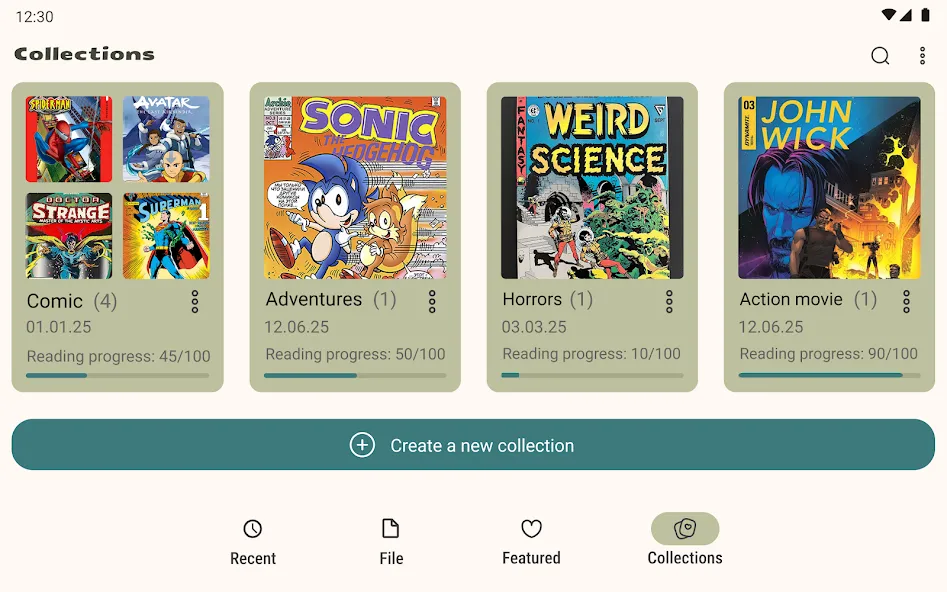 Comic Book Reader (cbz/cbr) screenshot 19