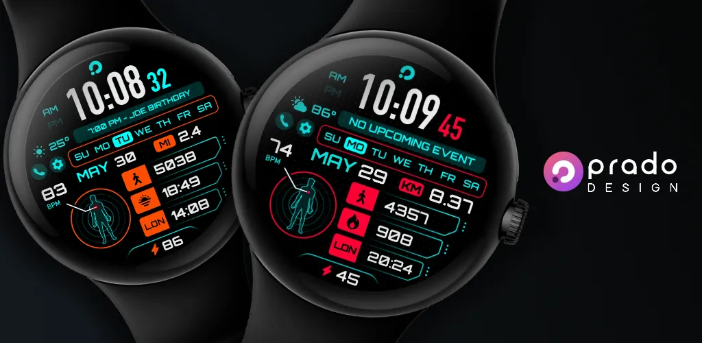 PRADO 33 Cyber Wacth Face screenshot 1