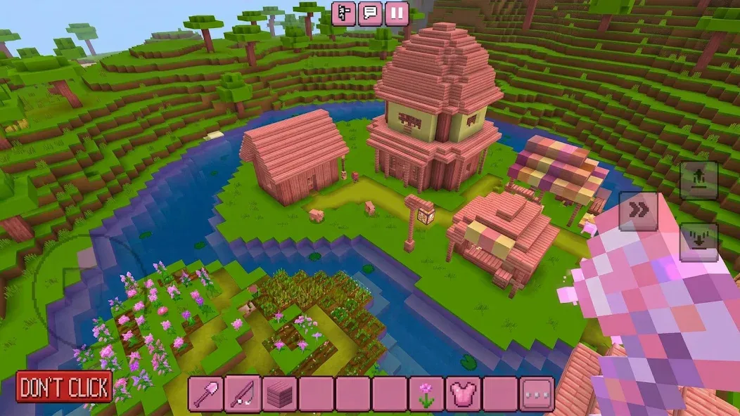 Kawaii Craft: Pink World 3D screenshot 3