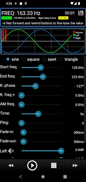 Frequency Sound Generator screenshot 3