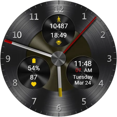 Black Metal Watch Face 2026 screenshot 9