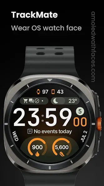 TrackMate Watch Face screenshot 1