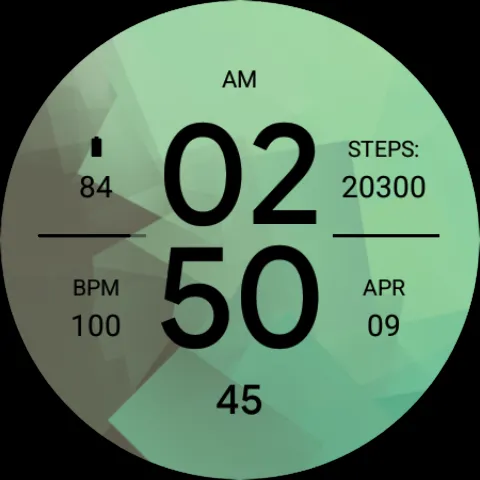 Green Forest Fit Watch Face screenshot 4