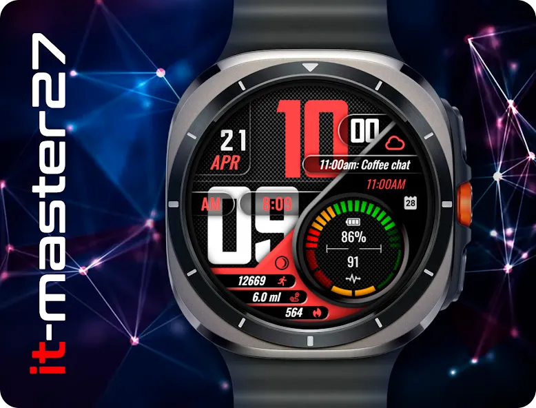 it-M013: Digital Watch Face screenshot 2