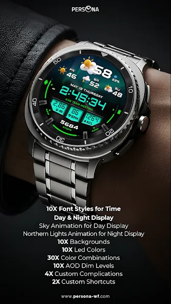 PER60 Extreme Watch Face screenshot 3