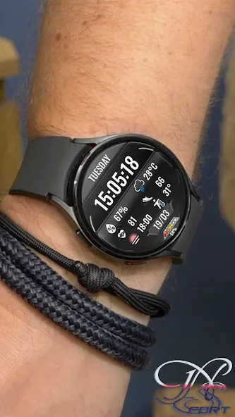 N-SPORT692 Big Dial Watch Face screenshot 2
