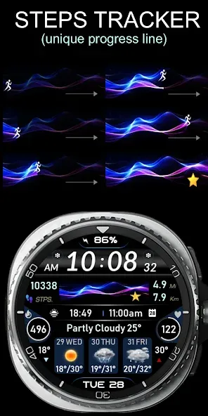 Modern Fitness Tracker IW20 screenshot 2