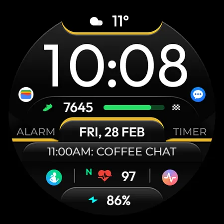 TVV Sport 6 Digital Watch Face screenshot 7