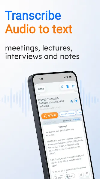 AI Transcribe Speech to Text screenshot 1