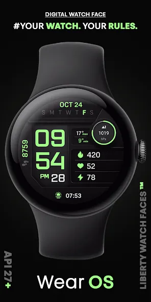 PIXEL INSTINCT 3 Watch Face screenshot 6