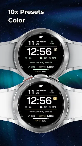 EXD035: Digital Watch Face screenshot 2