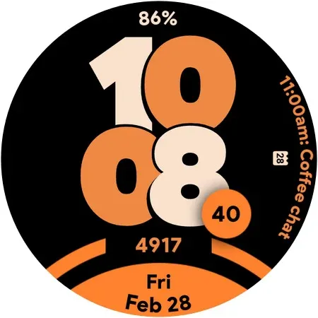Pixel Sporty Pro - Watch face screenshot 6