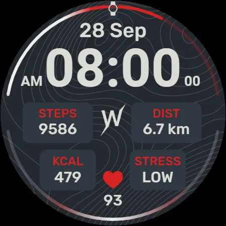 Topo Trail Watch Face screenshot 10