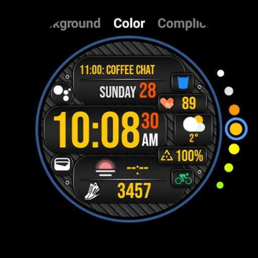 Digital Watch Face MB368 screenshot 28
