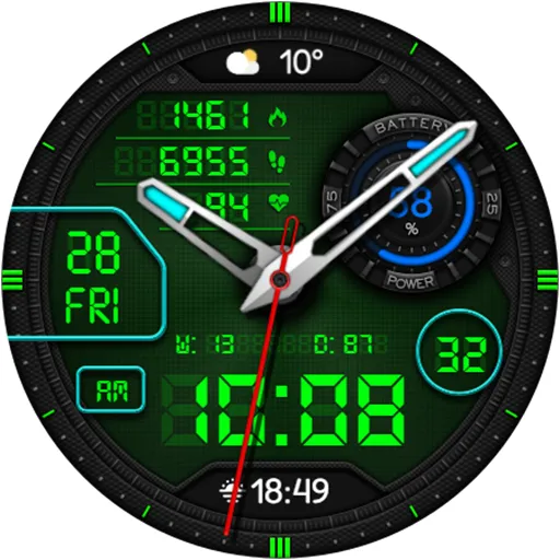 Hybrid PIKANT Watch face screenshot 17