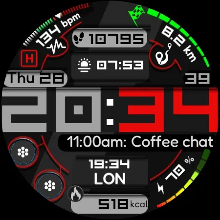 Digital Watch Face CRC079 screenshot 12