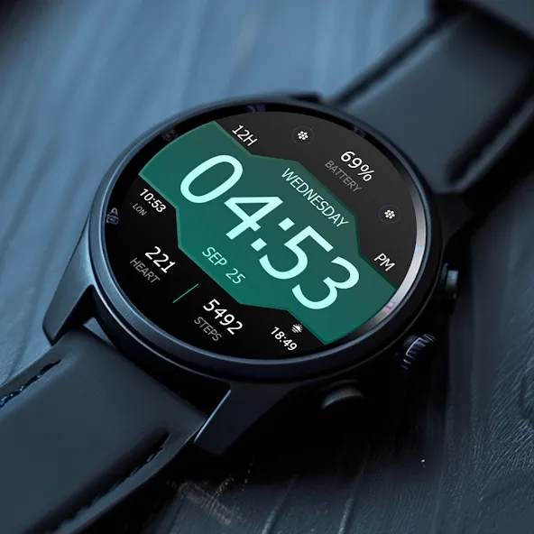 Key WF43 Digital Watch Face screenshot 3