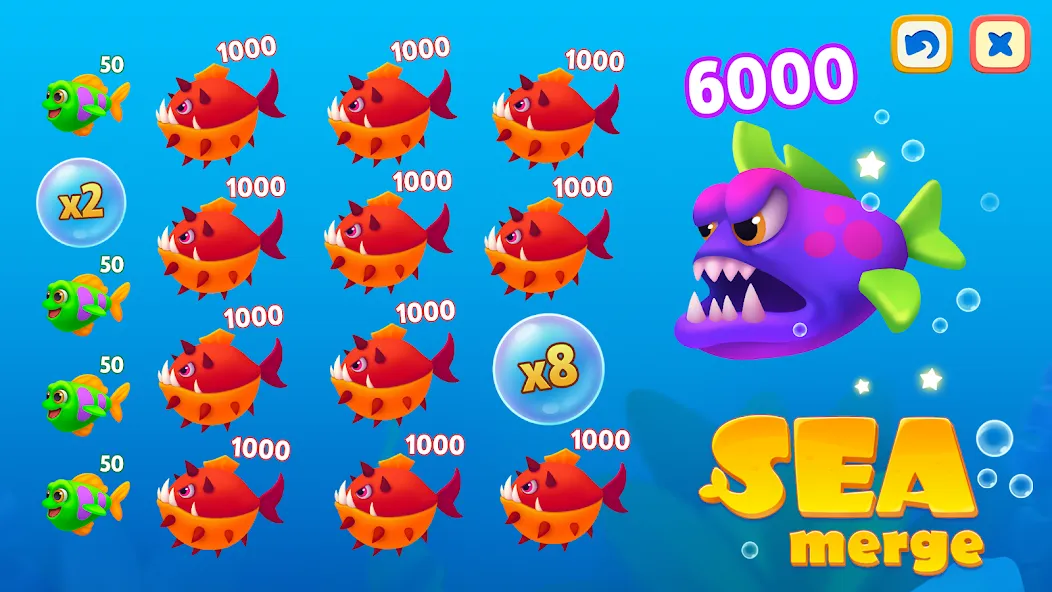 Sea Merge: Fish & Merging Game screenshot 9