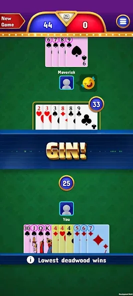 Gin Rummy - Classic Cards Game screenshot 2