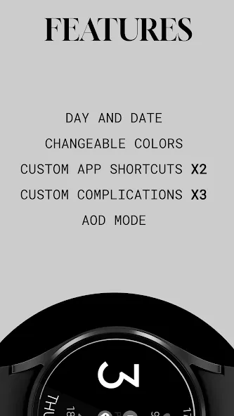 Battery v7 minimal watch face screenshot 6