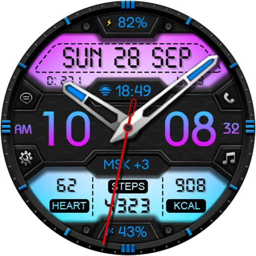 Hybrid MEZIGN CTS53 Watch face screenshot 20