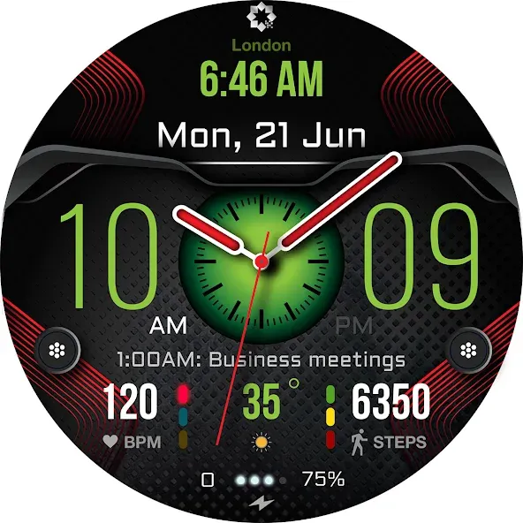H385 Hybrid Watch Face screenshot 29