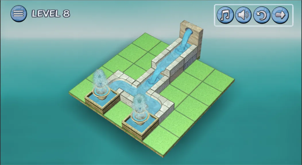 Flow Water Fountain Puzle 3D screenshot 10